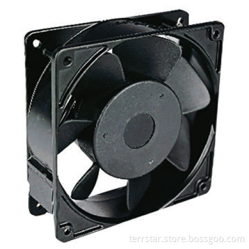 AC Fan, 110V/120V/230V/240V, Measures 120 x 120 x 38mm, Frame Made of Aluminum